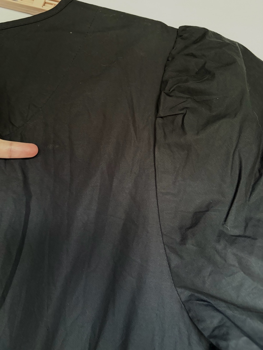 Quince 100% Organic Cotton Poplin Tiered Maxi Dress Black Sz XL Chic NWT - Picture 10 of 14